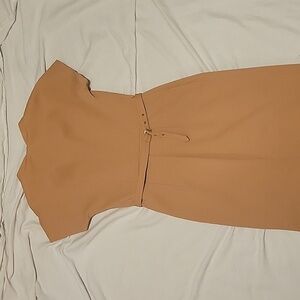 Tan Diane Von Furstenberg Dress